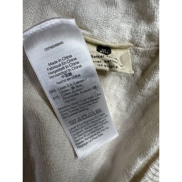 Madewell Linen Blend Palmdale Pullover Sweater size Small - Picture 4 of 7